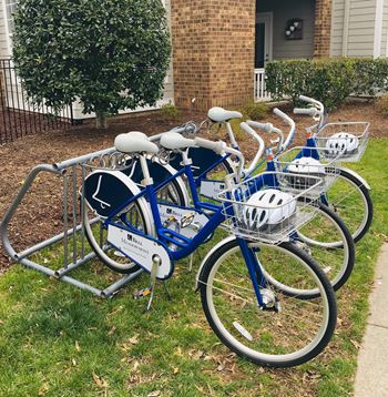 Complimentary cruiser bike rentals